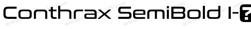Conthrax SemiBold I字体转换